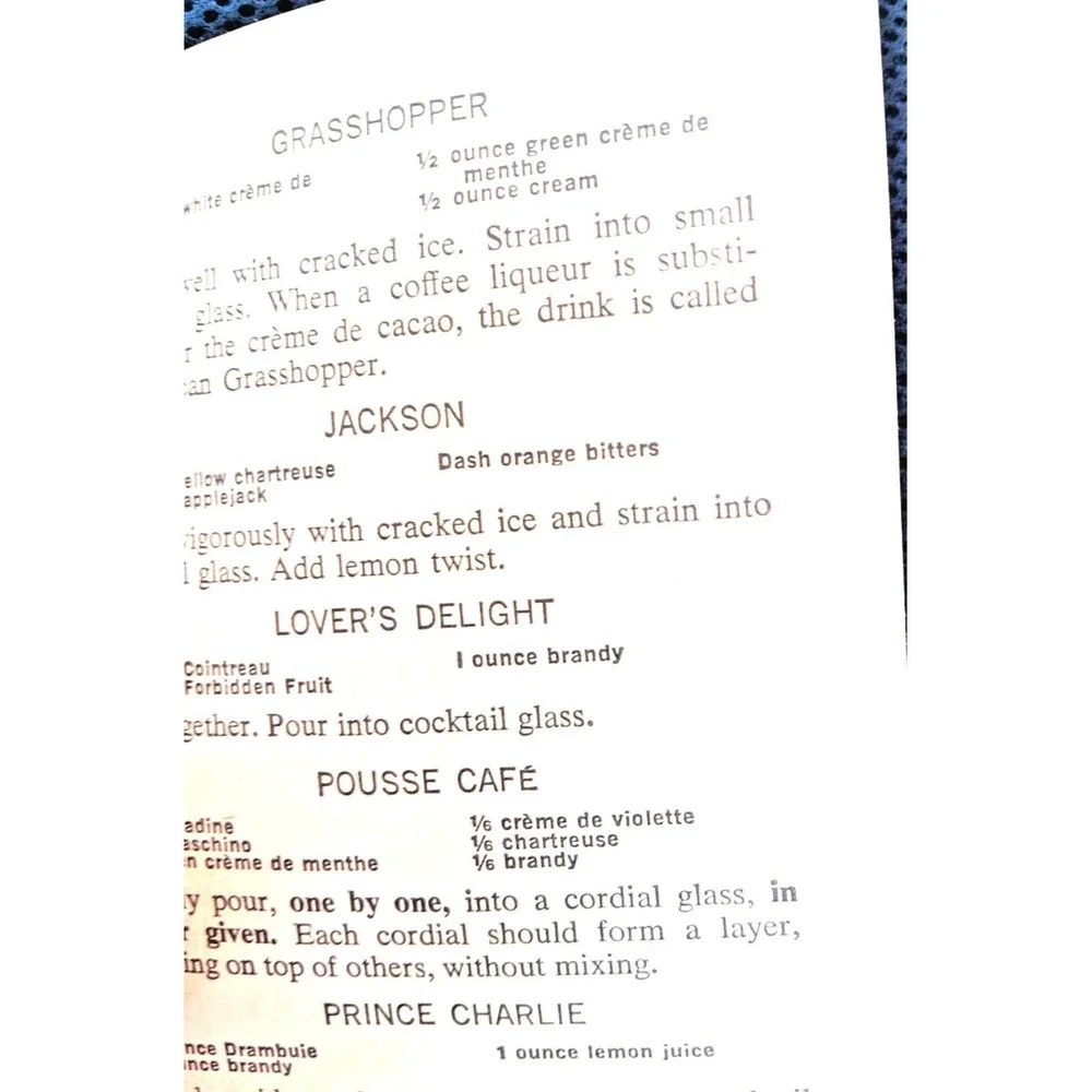 Heublein's Manhattan & Extra Dry Martini Cocktails (1969)‎ - Vintage Paperback